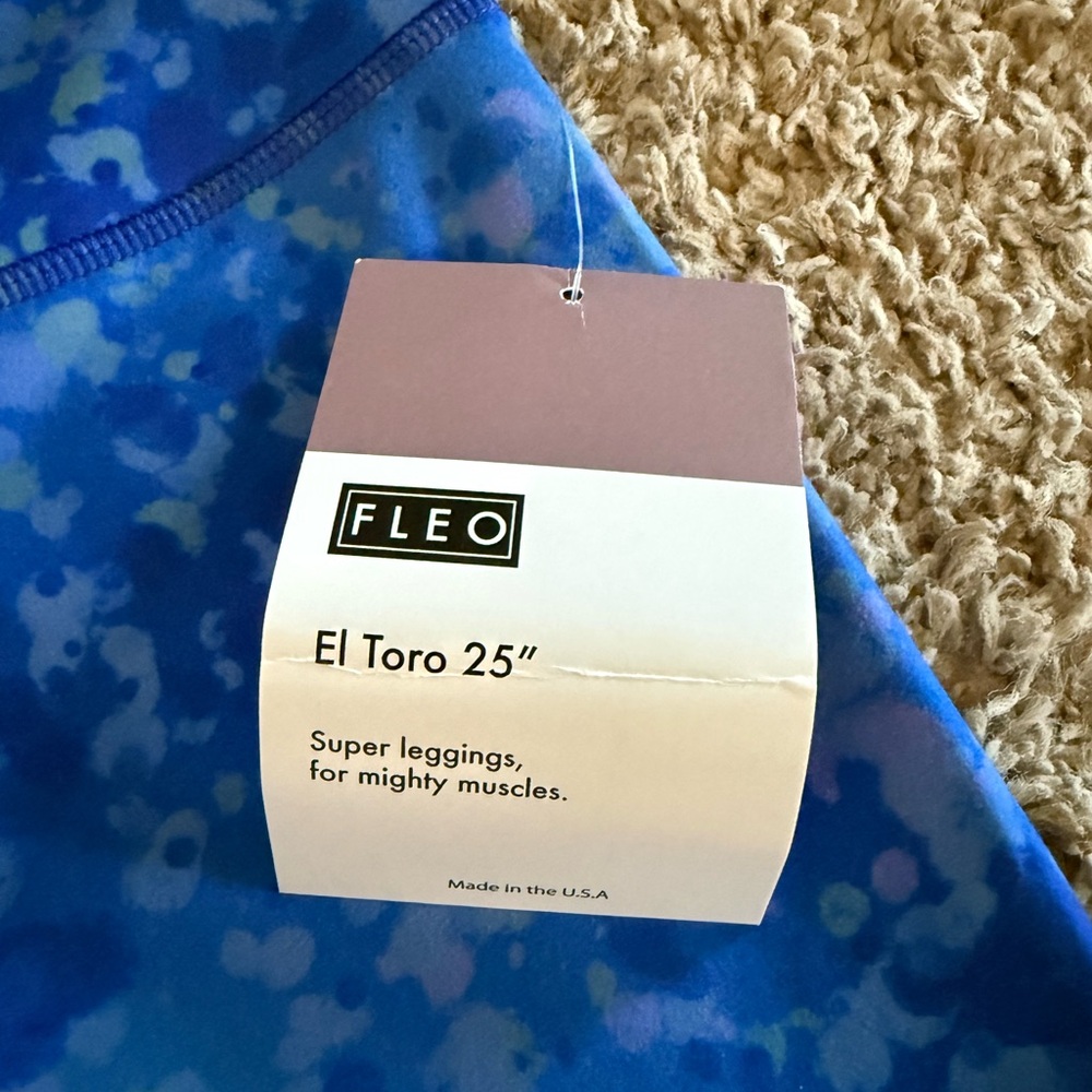 Fleo El Toro 25" Blue Multi-Tone Leggings